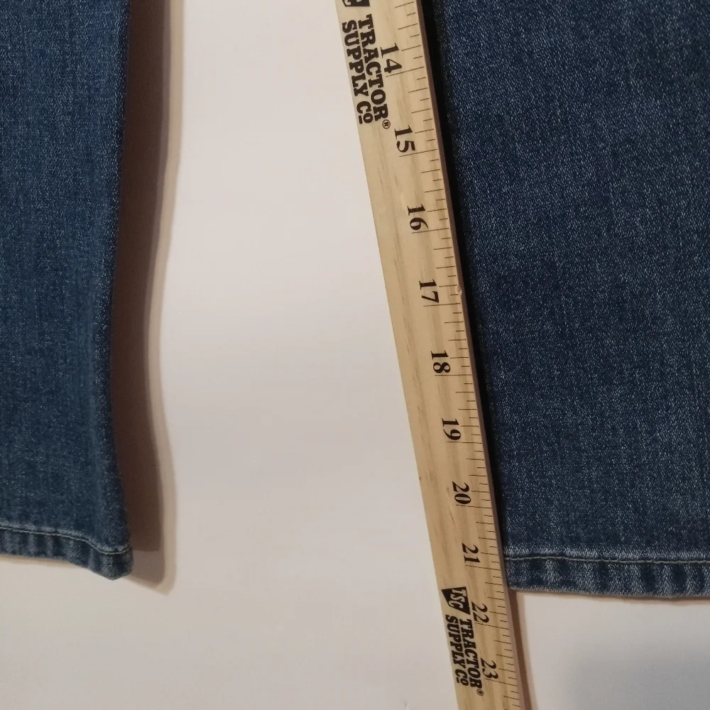 Y2K Hard Tail Jeans USA Mid Rise Mid Blue Women 26 Original Straight